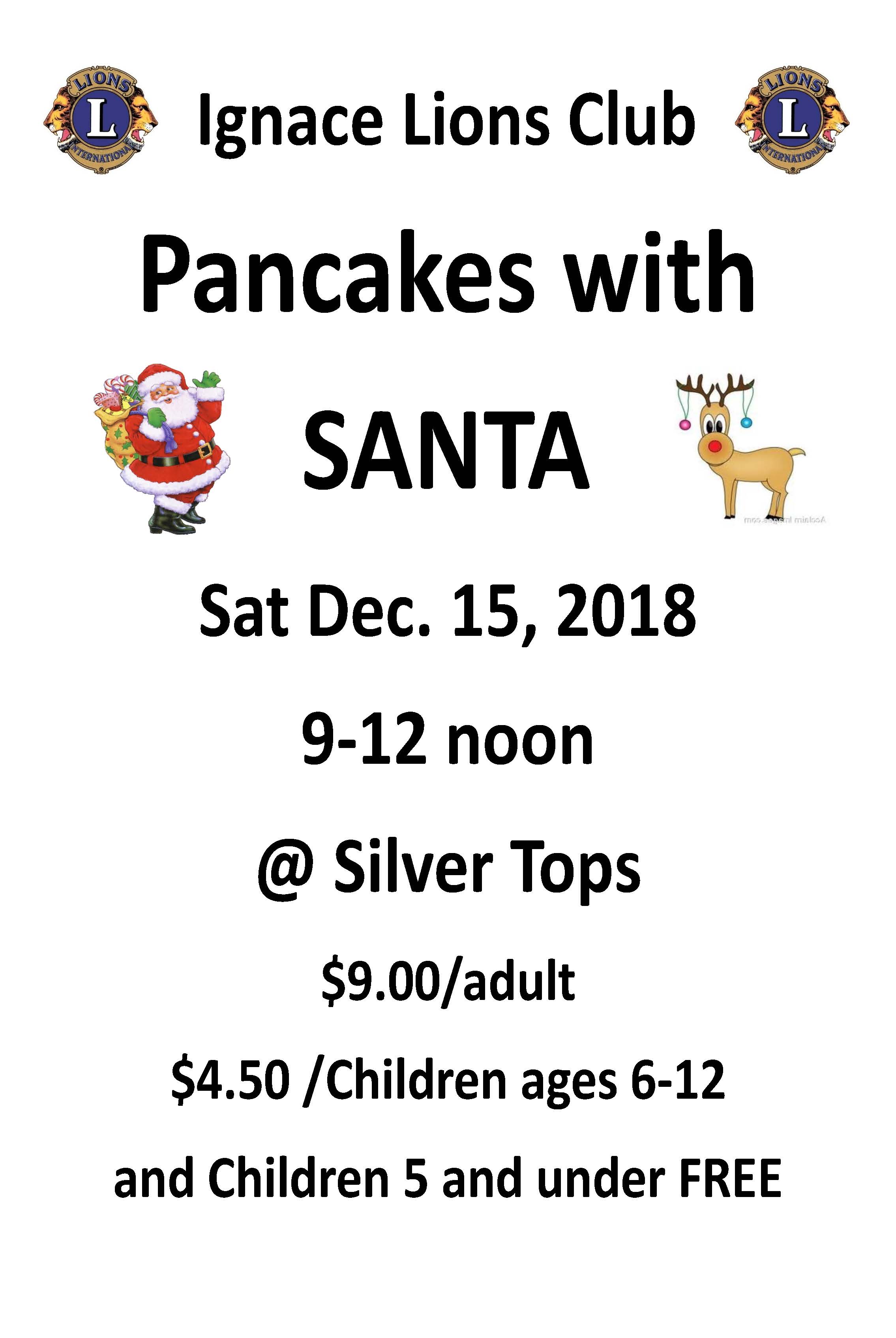 Pancakes with Santa