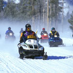 snowmobiling