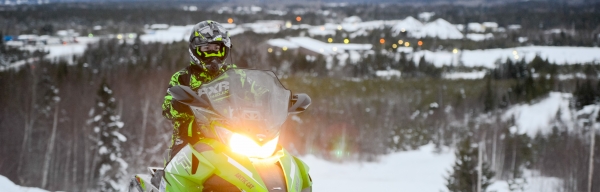 Snowmobiling