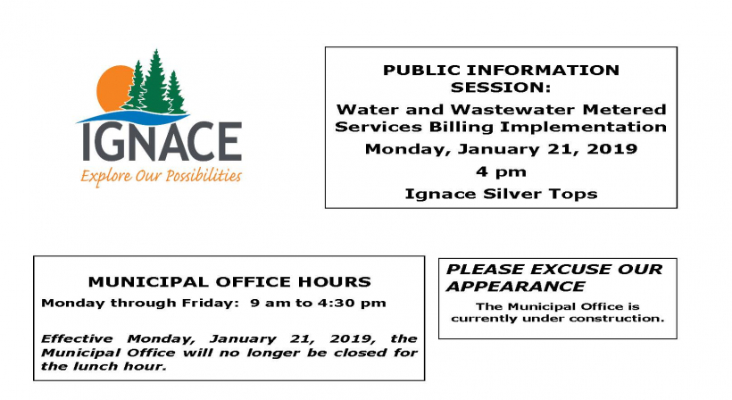 Public Information Session- Water and Wastewater Metered Services Billing Implementation (Update)