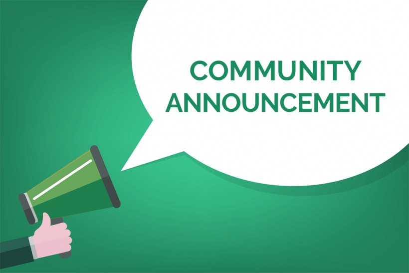 Community Announcement